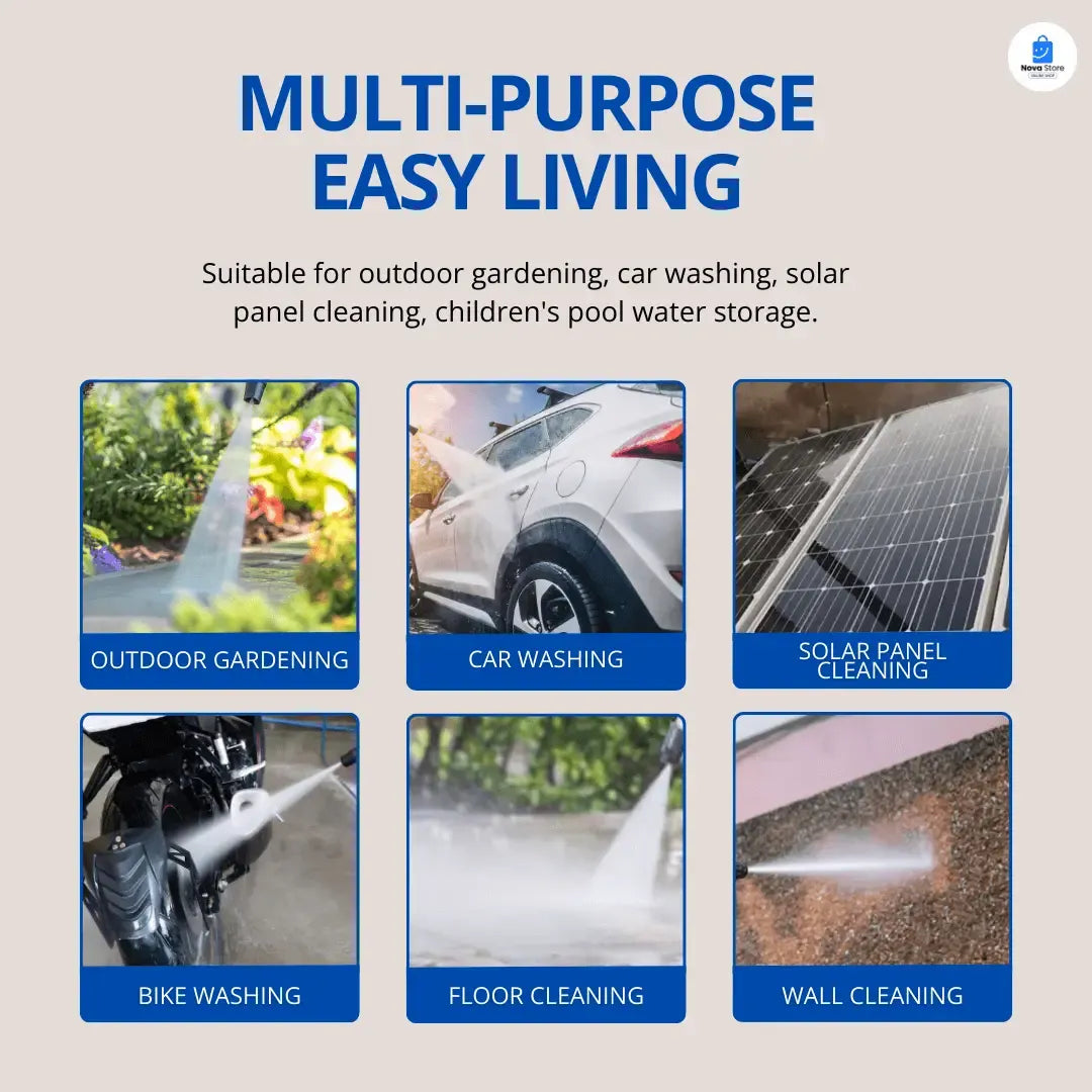 Water Spray Nozzle Hose Pipe Adjustable Metal Spray Nozzle