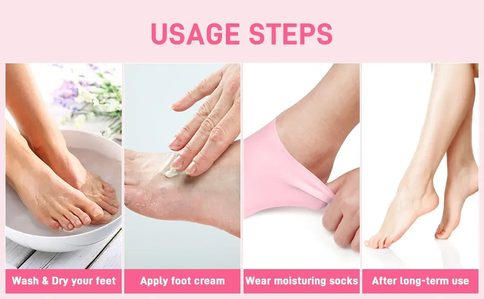 (1pair) Silicon Socks For Unisex Men& Women